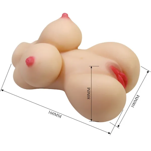 Herta Mini Torso Realistische weibliche Vagina 497 G von Crazy Bull | Fesselliebe.de