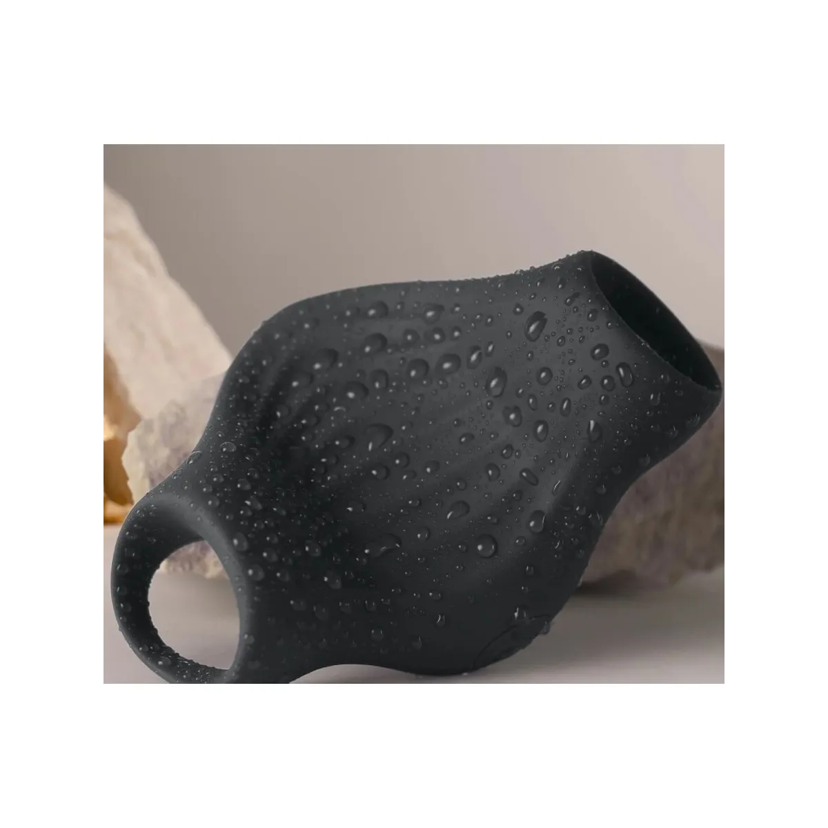 Palm Schwarzer Flexibler Vibrator-Masturbator von Rocks-Off | Fesselliebe.de