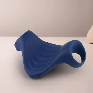Palmblauer Flexibler Vibrator-Masturbator von Rocks-Off