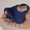 Palmblauer Flexibler Vibrator-Masturbator von Rocks-Off