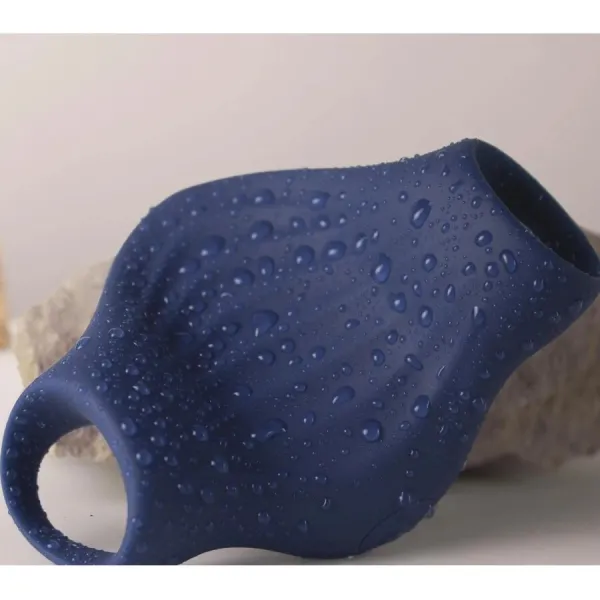 Palmblauer Flexibler Vibrator-Masturbator von Rocks-Off | Fesselliebe.de