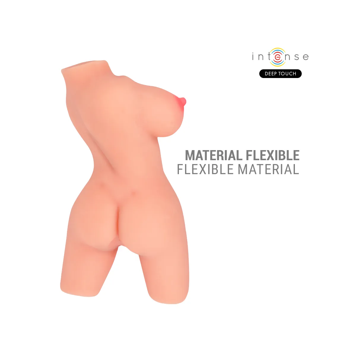 Jesse Torso Doppelter Vagina- & Anusammenbauer von Intense Deep Touch | Fesselliebe.de