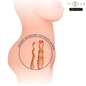 Jesse Torso Doppelter Vagina- & Anusammenbauer von Intense Deep Touch