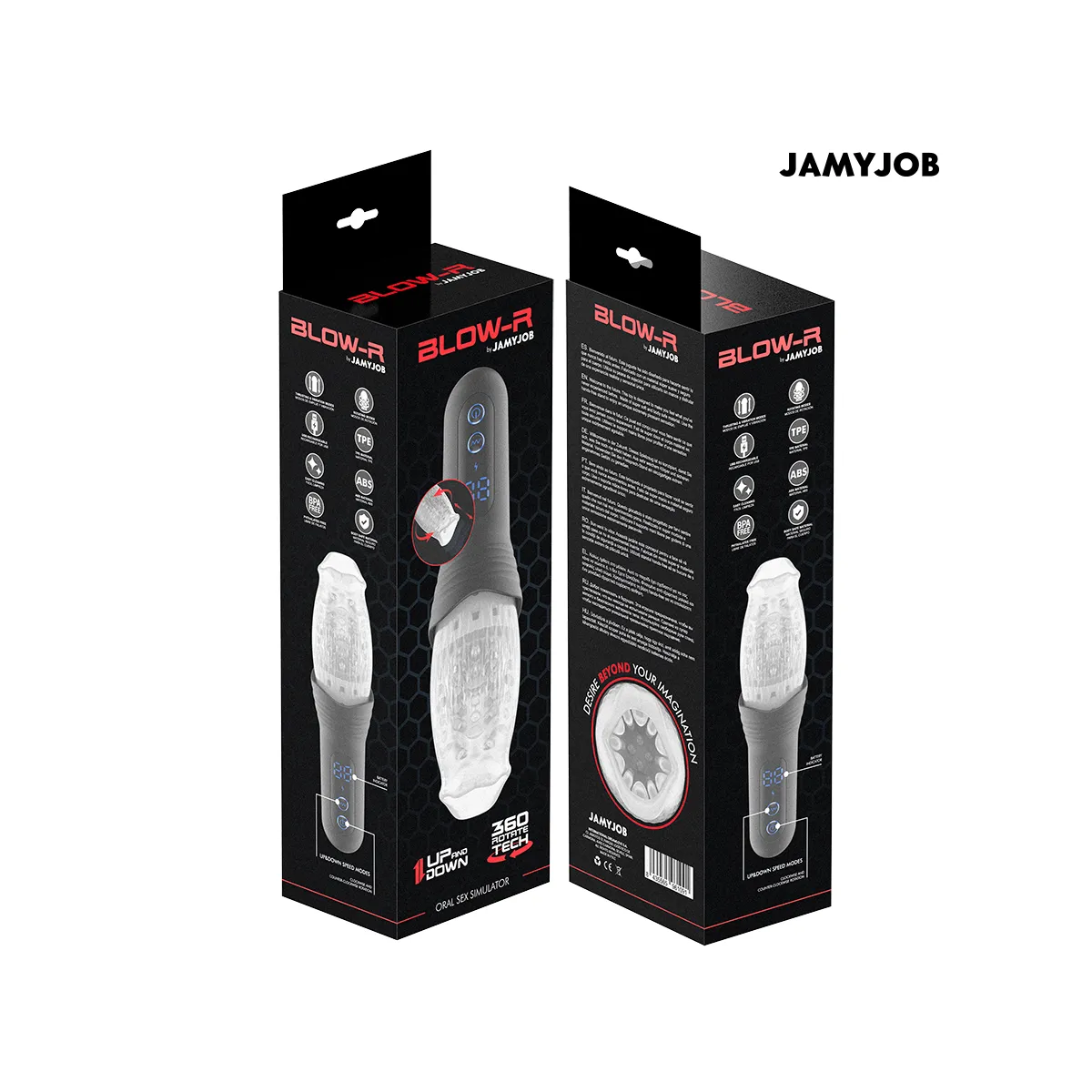 Blow-R Masturbator mit Stoss- und Rotationsfunktion von Jamyjob | Fesselliebe.de