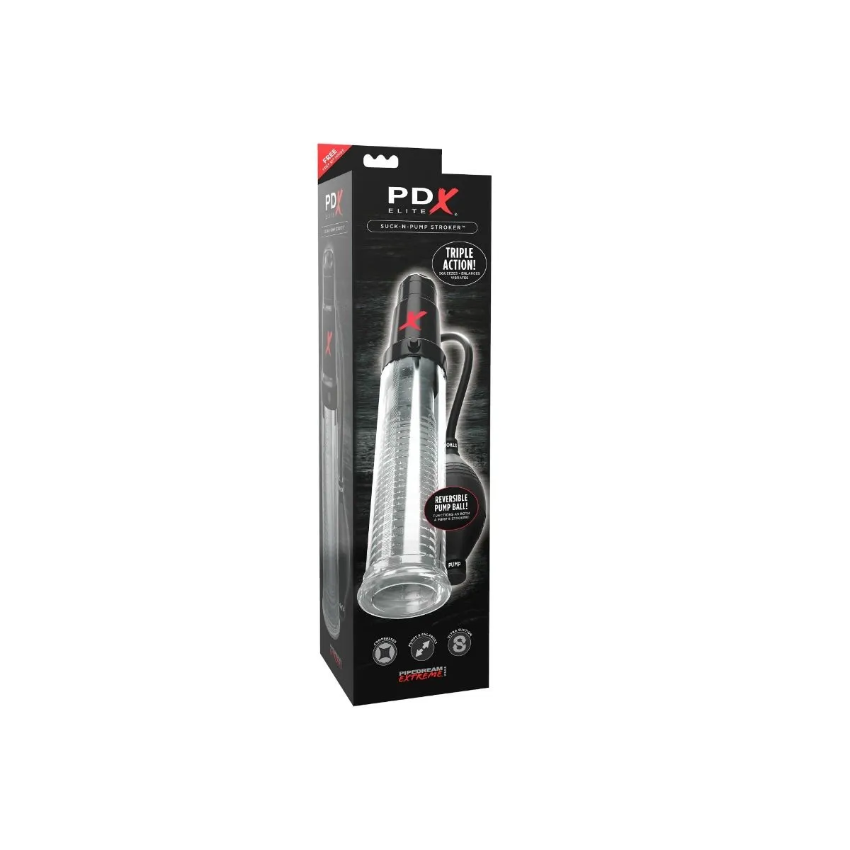 Suck N Pump Stroker Vibrierender Masturbator Saugpumpe von Pdx Elite | Fesselliebe.de