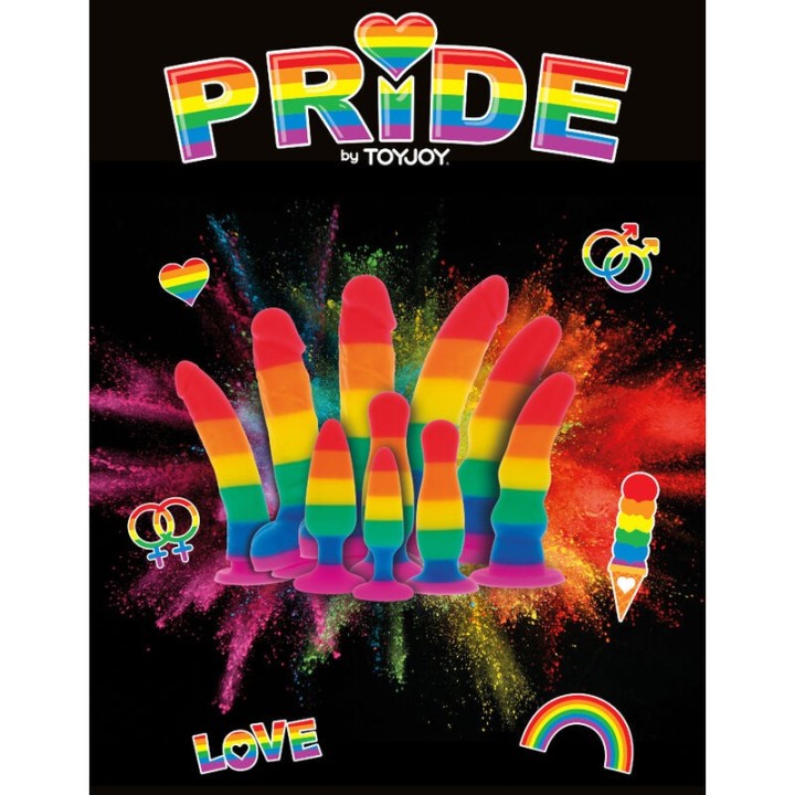 Lgbt Flag Stecker Twink 8,5 cm von Pride | Fesselliebe.de