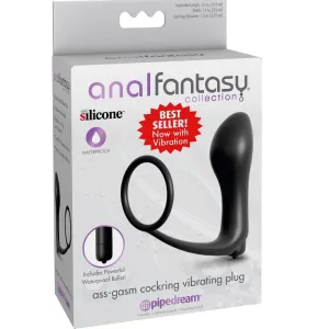 Ass-Gasm Cockring Vibrator Plug von Anal Fantasy Elite Collection
