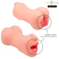 Riley Doppelmusturbator für Mund und Vagina von Intense Deep Touch