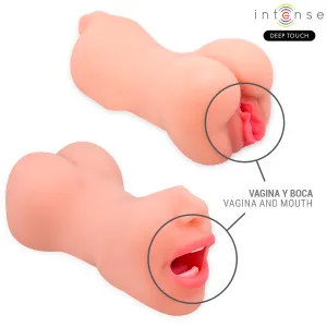 Riley Doppelmusturbator für Mund und Vagina von Intense Deep Touch