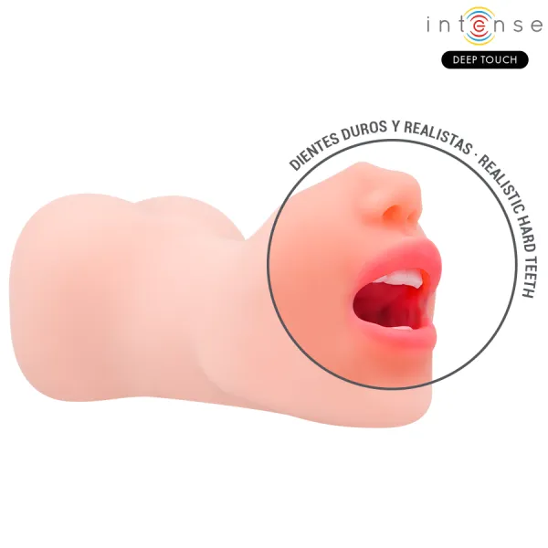 Riley Doppelmusturbator für Mund und Vagina von Intense Deep Touch | Fesselliebe.de