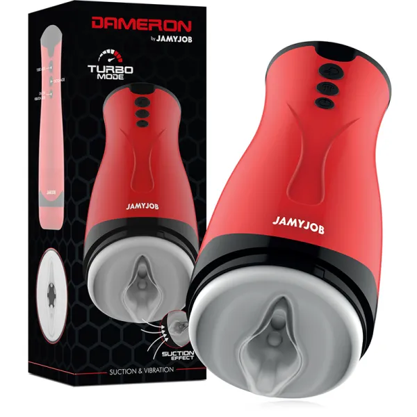 Dameron Saug- und Vibrationsmasturbator von Jamyjob | Fesselliebe.de