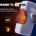 Stoßender Vibrations-Masturbator mit Heizfunktion und Mobiler Unterstützung - Schwarz von Baile For Him