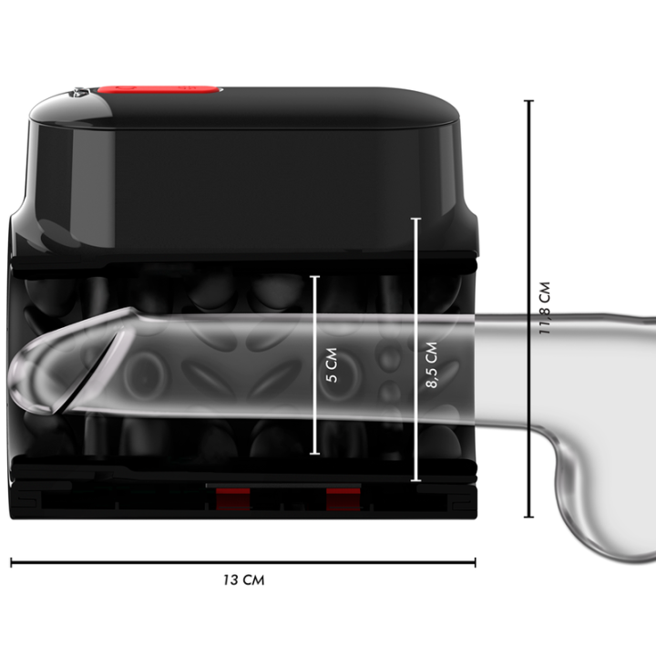 Vortex-Stoß- und 360-Drehbarer Tech-Turbo-Modus-Masturbator von Jamyjob | Fesselliebe.de