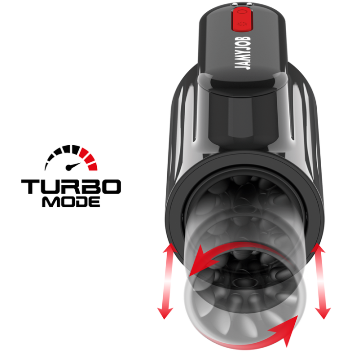 Vortex-Stoß- und 360-Drehbarer Tech-Turbo-Modus-Masturbator von Jamyjob | Fesselliebe.de