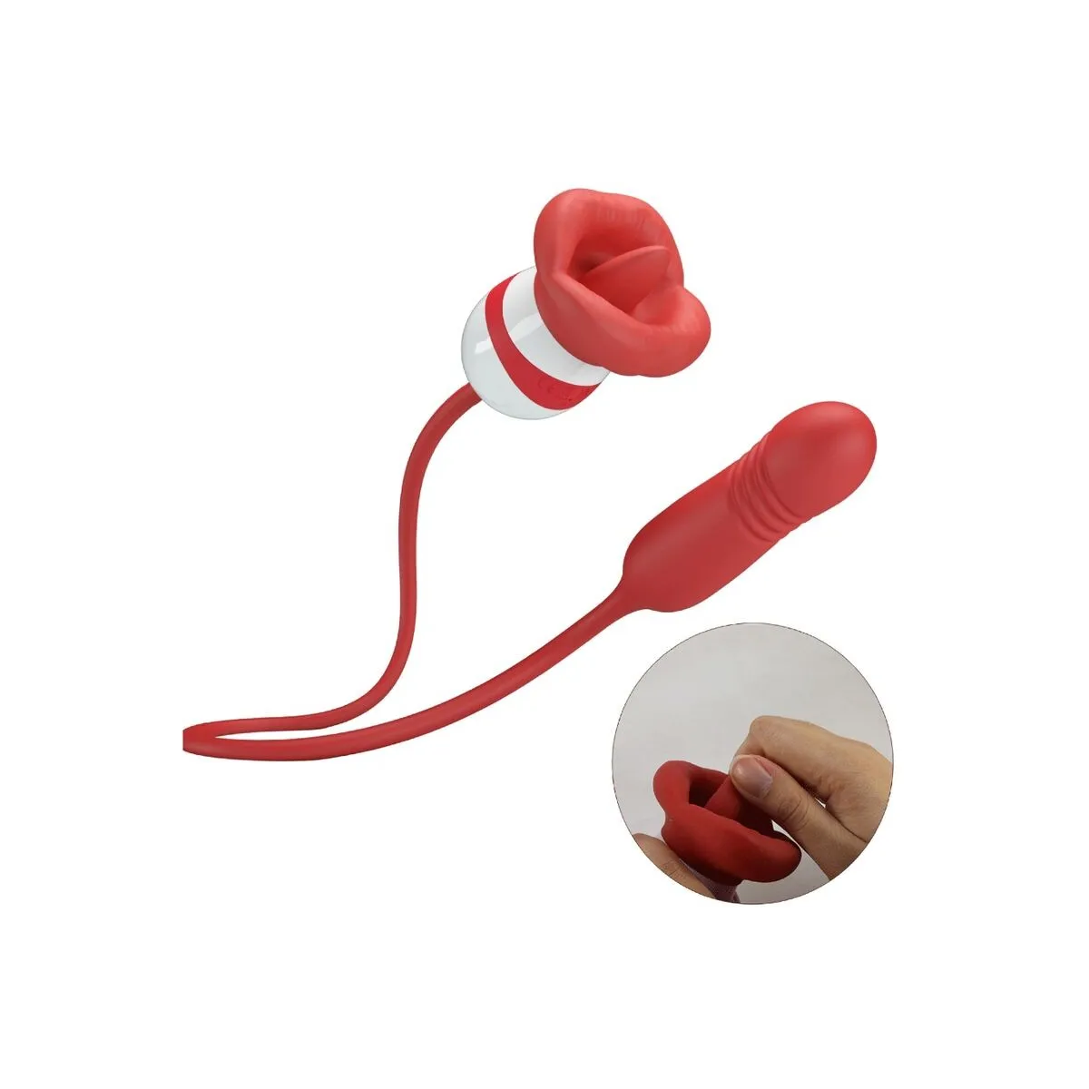 Ashlynn Masturbator Mund Rot von Pretty Love Flirtation | Fesselliebe.de