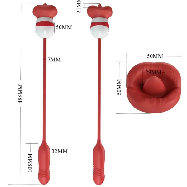 Ashlynn Masturbator Mund Rot von Pretty Love Flirtation | Fesselliebe.de