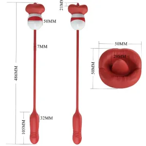 Ashlynn Masturbator Mund Rot von Pretty Love Flirtation