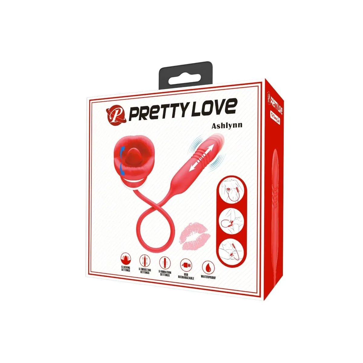 Ashlynn Masturbator Mund Rot von Pretty Love Flirtation | Fesselliebe.de