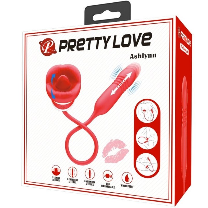 Ashlynn Masturbator Mund Rot von Pretty Love Flirtation | Fesselliebe.de