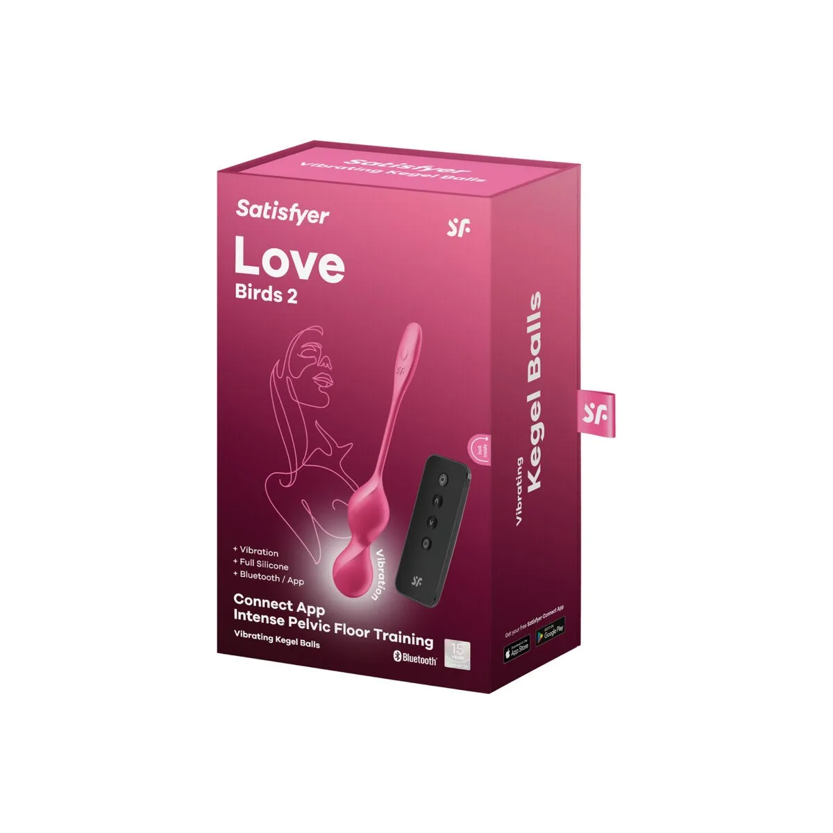 Love Birds 2 Vibrierende Kegel-Kugeln + Kostenlose App von Satisfyer Balls | Fesselliebe.de