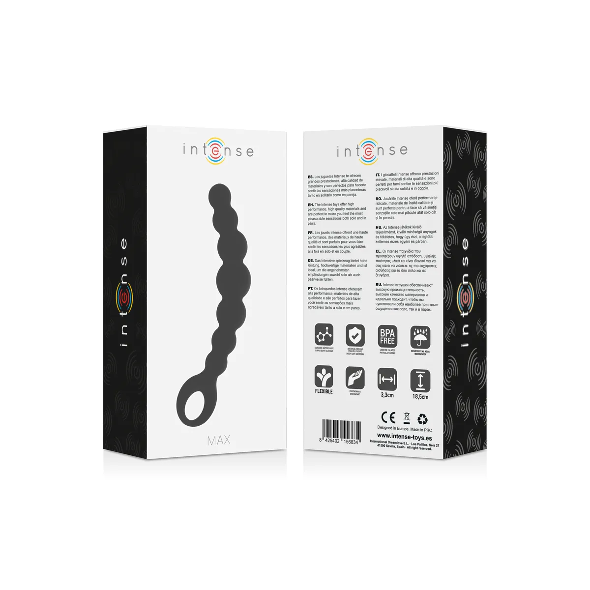 Analperlen Max Schwarz von Intense Anal Toys | Fesselliebe.de