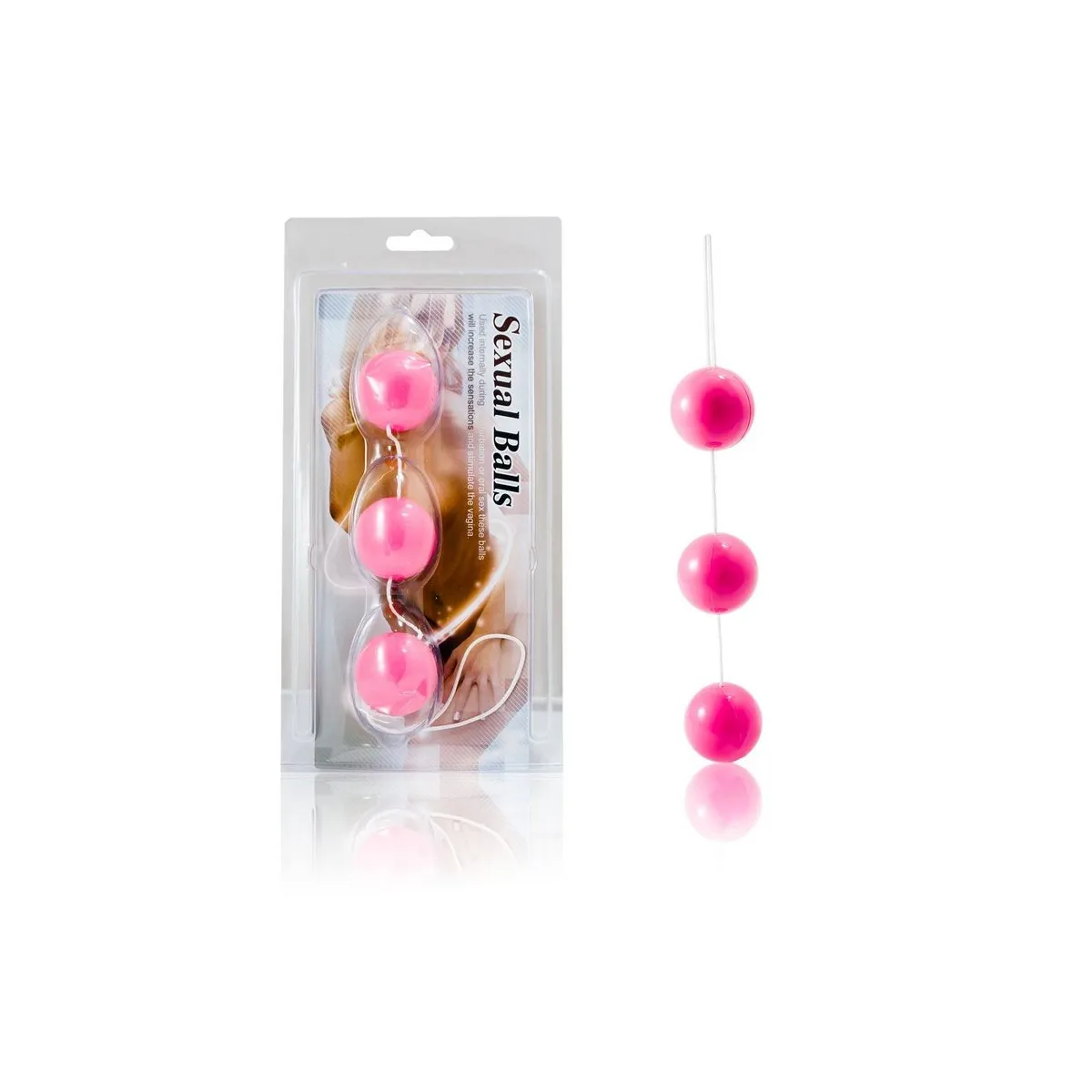 Streifen Rosa Analkugeln Abs von Baile Stimulating | Fesselliebe.de