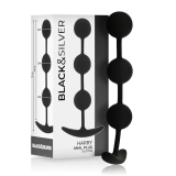 Harry Anal-Rosenkranz 3 Silikonkugeln 14 cm von Black&Silver | Fesselliebe.de