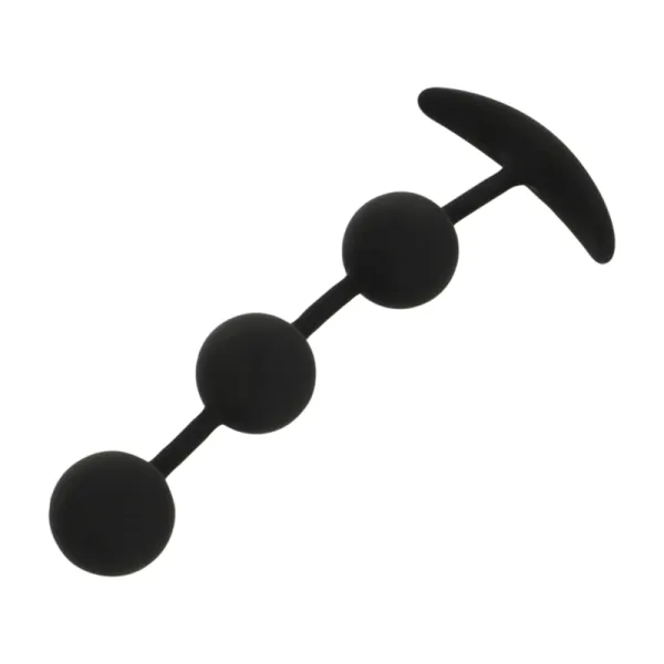Harry Anal-Rosenkranz 3 Silikonkugeln 14 cm von Black&Silver | Fesselliebe.de