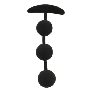 Harry Anal-Rosenkranz 3 Silikonkugeln 14 cm von Black&Silver