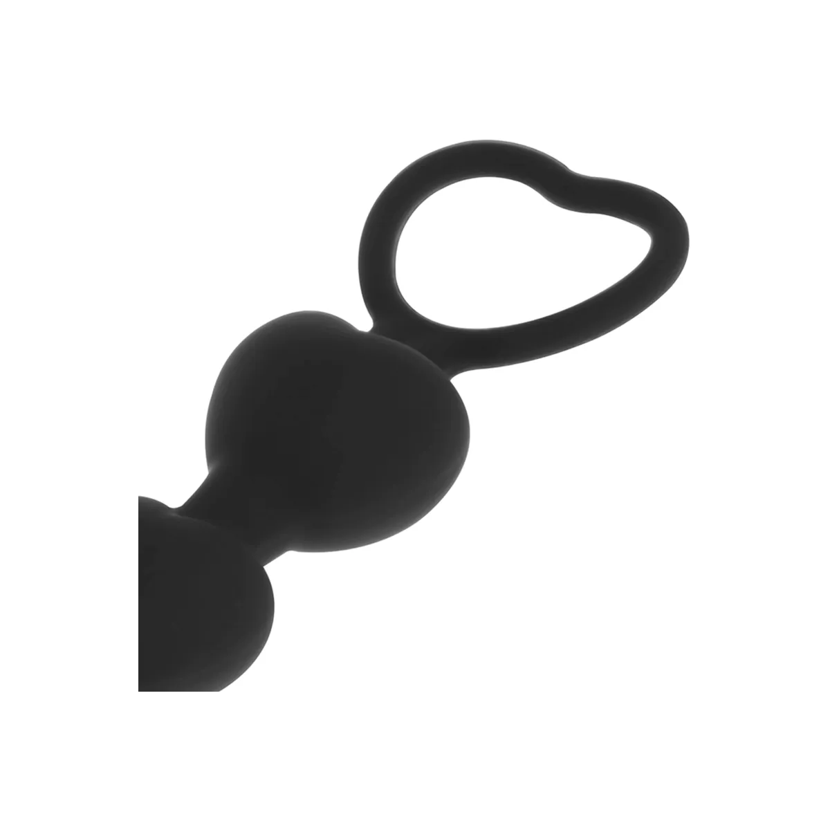 Mila Anal-Herzkette 18 cm von Black&Silver | Fesselliebe.de