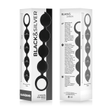 Lennon Anal Rosenkranz 4 Silikonkugeln 15 cm von Black&Silver | Fesselliebe.de