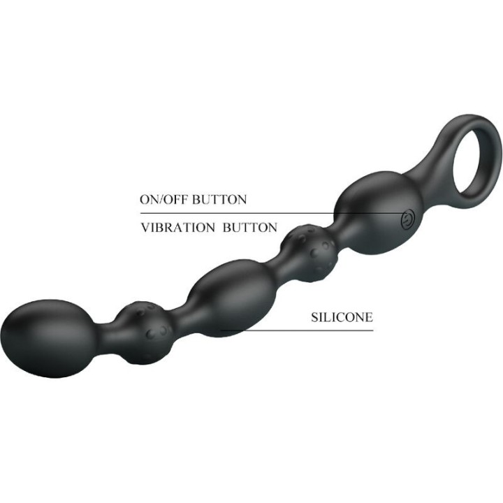 Van Anal Balls 10 Vibrationen wiederaufladbares Silikon von Pretty Love | Fesselliebe.de
