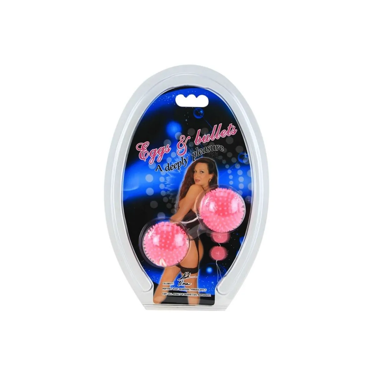 Rosa Strukturierte Bälle 3,6 cm, Ein Tiefes Vergnügen von Baile Stimulating | Fesselliebe.de