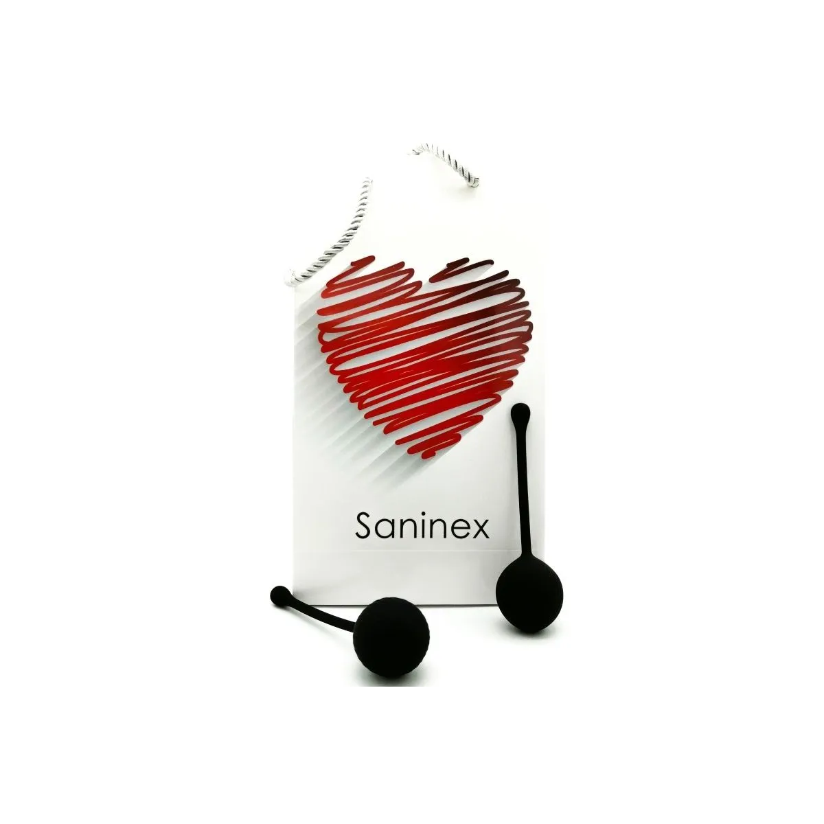 Clever Schwarzer Ball von Saninex Sextoys | Fesselliebe.de