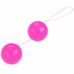 Zwillingsbälle Rosa Chinesische Bälle Unisex von Baile Stimulating | Fesselliebe.de