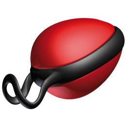 Roter Einzelball von Joydivision Joyballs | Fesselliebe.de
