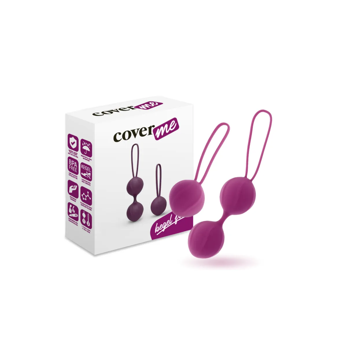 Lila Beckentrainer Kegel von Coverme | Fesselliebe.de