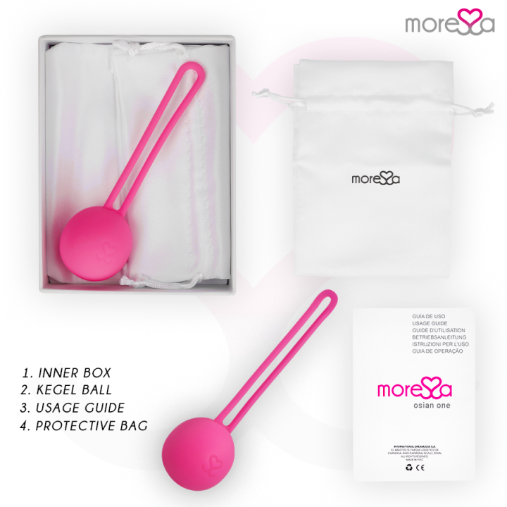 Osian One Premium Silikon Rosa von Moressa | Fesselliebe.de