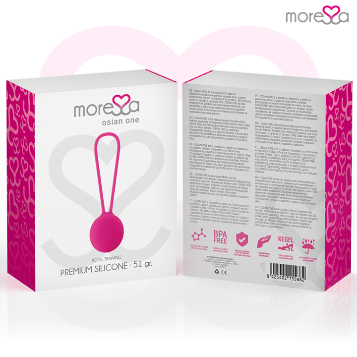 Osian One Premium Silikon Rosa von Moressa | Fesselliebe.de
