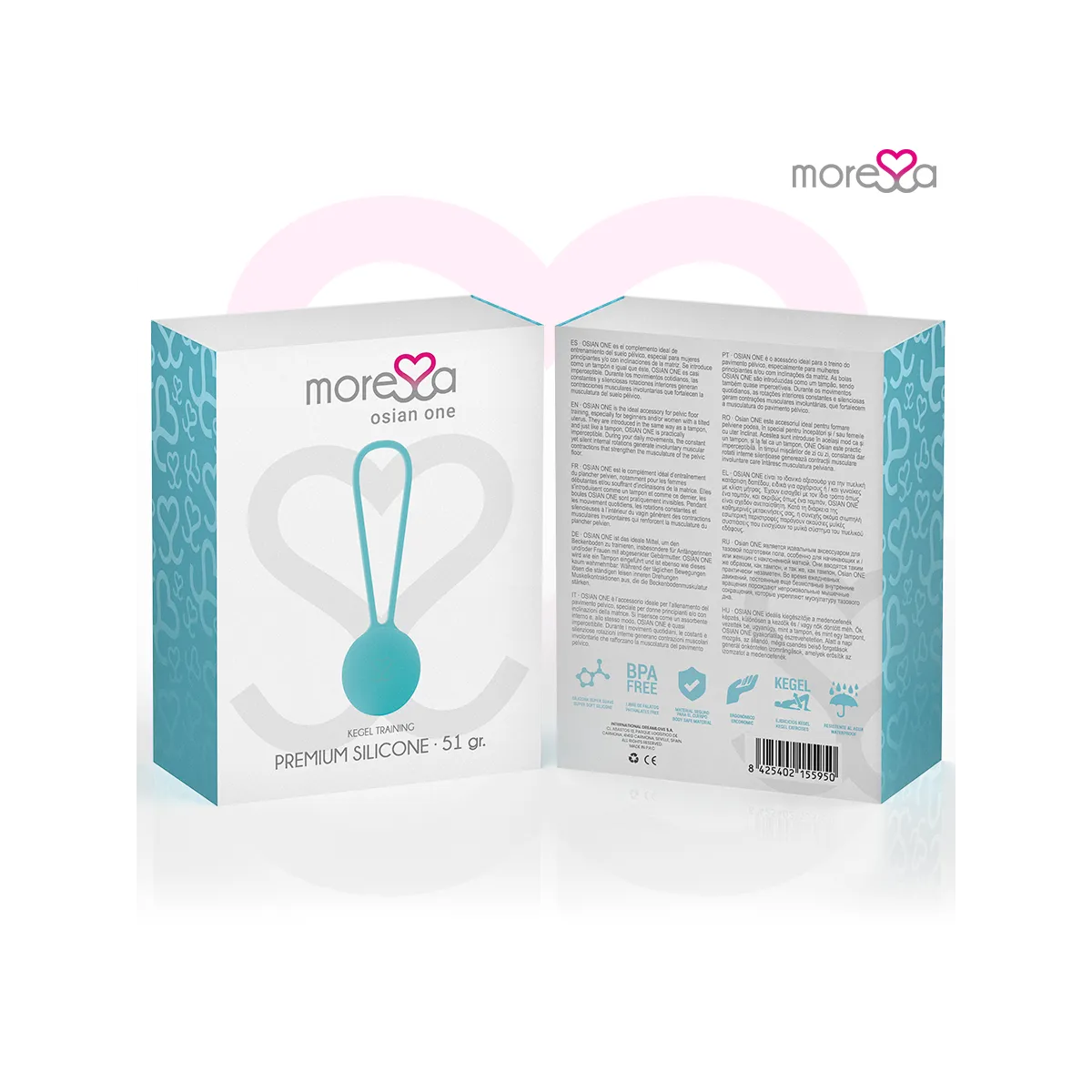Osian One Premium Türkis-Silikon von Moressa | Fesselliebe.de