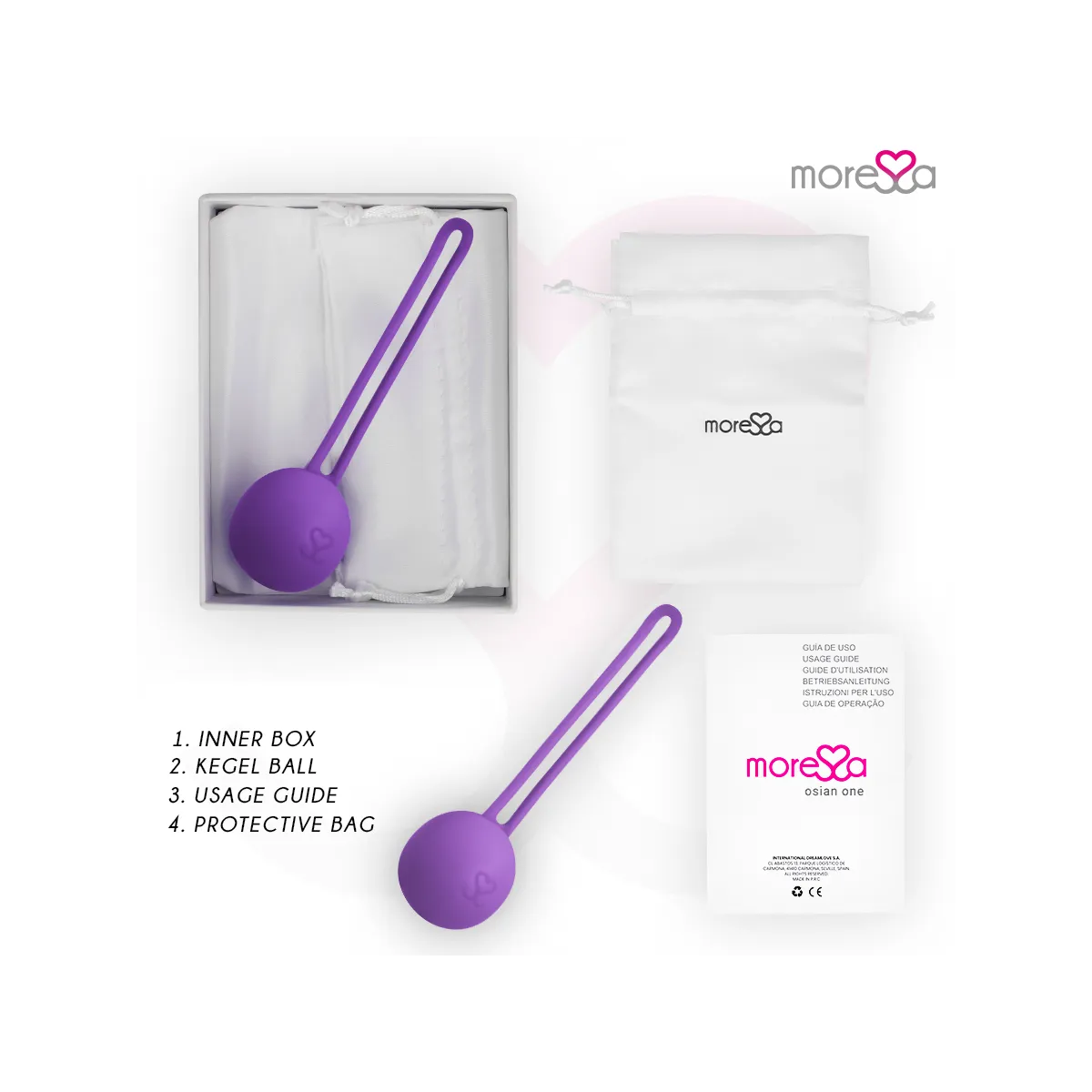 Osian One Premium Lila Silikon von Moressa | Fesselliebe.de