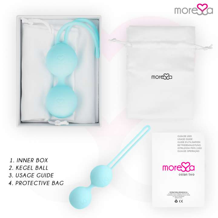 Osian Zwei Premium Türkis-Silikon von Moressa | Fesselliebe.de