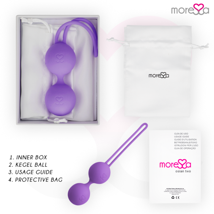 Osian Two Premium Lila Silikon von Moressa | Fesselliebe.de