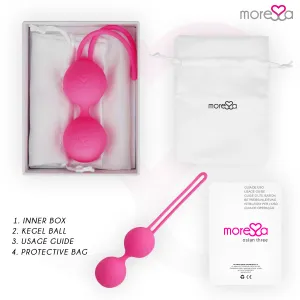 Osian Drei Premium Silikon Rosa von Moressa