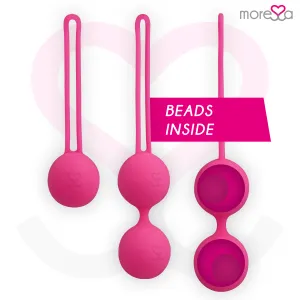 Osian Set Premium Silikon Rosa (Osian One - 51 G | Osian Two - 101 G | Osian Three 85 G) von Moressa