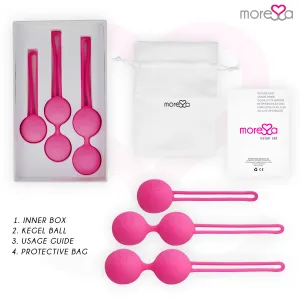 Osian Set Premium Silikon Rosa (Osian One - 51 G | Osian Two - 101 G | Osian Three 85 G) von Moressa