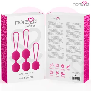 Osian Set Premium Silikon Rosa (Osian One - 51 G | Osian Two - 101 G | Osian Three 85 G) von Moressa