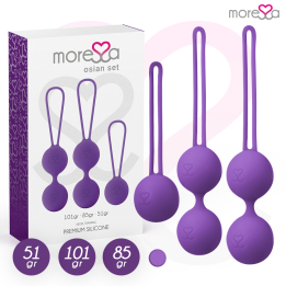 Osian Set Premium Lila Silikon von Moressa | Fesselliebe.de