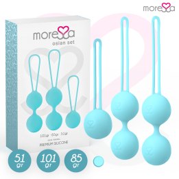 Osian Set Premium Türkis Silikon von Moressa | Fesselliebe.de