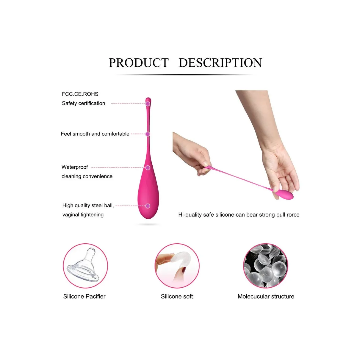 Kegel Fit Pelvic Muscle Training Set 6 Stücke von Leslie | Fesselliebe.de